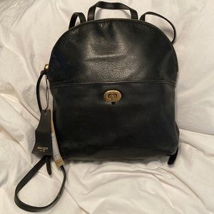 Margot New York Women’s Black leather Backpack